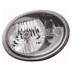 Faro proiettore HB2 con motorino parabola nera passeggero - dx