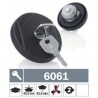 6061 Tappo carburante a baionetta non ventilato con due chiavi