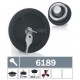 6189 Tappo carburante a vite non ventilato con due chiavi