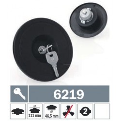 6219 Tappo carburante a baionetta non ventilato con due chiavi