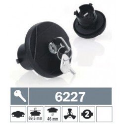 6227 Tappo carburante a baionetta ventilato con due chiavi