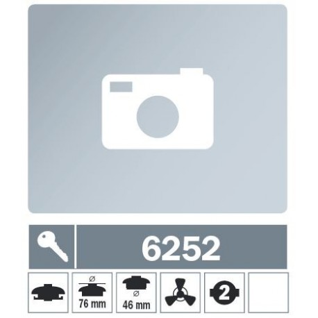 6252 Tappo carburante a baionetta ventilato con due chiavi