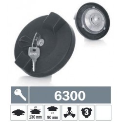 6300 Tappo carburante a baionetta ventilato con due chiavi