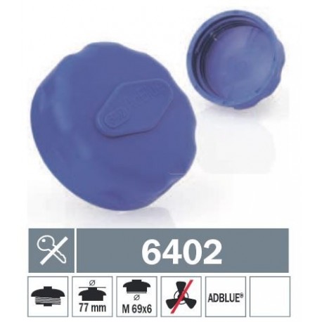 6402 Tappo carburante AdBlue a vite non ventilato senza chiave