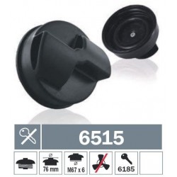 6515 Tappo carburante a vite non ventilato senza chiave