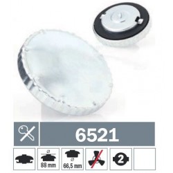 6521 Tappo carburante a vite non ventilato senza chiave