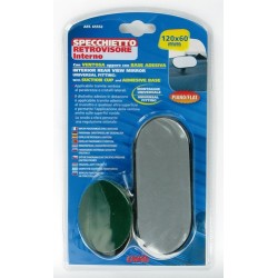 Specchietto retrovisore piano 120x60 mm