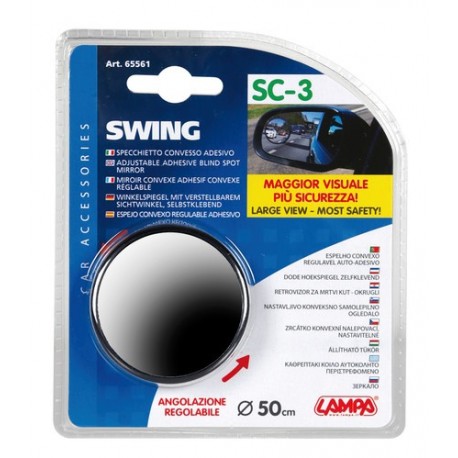 Swing Specchietto adesivo convesso rotondo