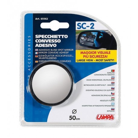 Specchietto adesivo convesso rotondo