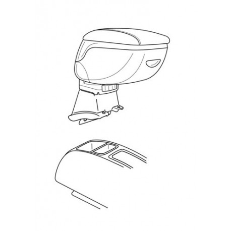 Attacco bracciolo kit di montaggio specifico