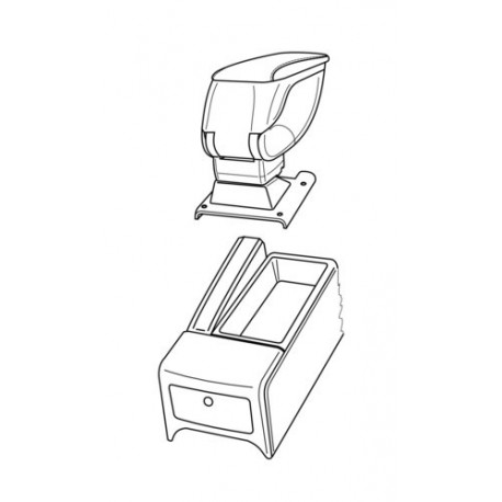 Attacco bracciolo kit di montaggio specifico