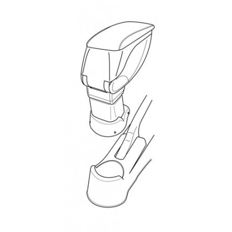 Attacco bracciolo kit di montaggio specifico