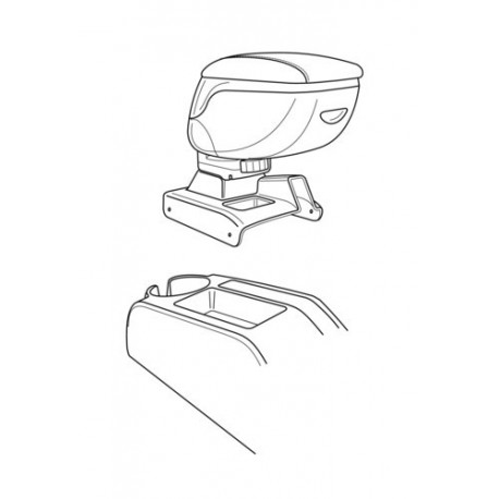 Attacco bracciolo kit di montaggio specifico