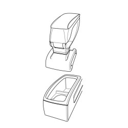 Attacco bracciolo kit di montaggio specifico