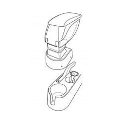 Attacco bracciolo kit di montaggio specifico