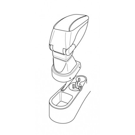 Attacco bracciolo kit di montaggio specifico