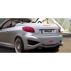 Paraurti posteriore in vetroresina