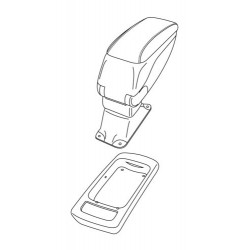 Attacco bracciolo kit di montaggio specifico