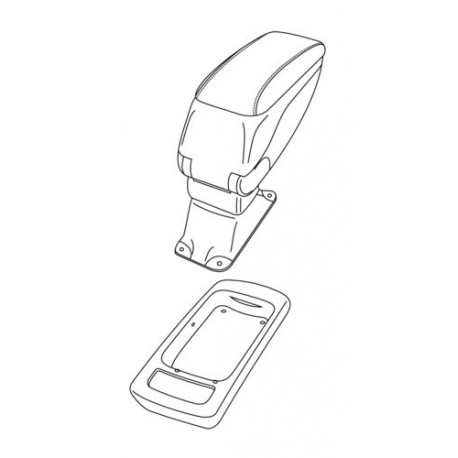 Attacco bracciolo kit di montaggio specifico