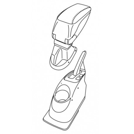 Attacco bracciolo kit di montaggio specifico