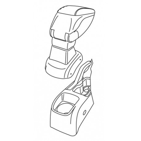 Attacco bracciolo kit di montaggio specifico