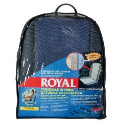 Royal schienale a molle in fibra naturale di cellulosa blu