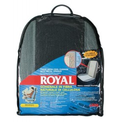 Royal schienale a molle in fibra naturale di cellulosa nero