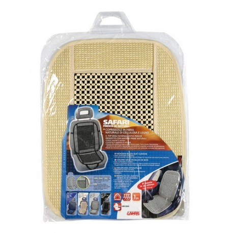 Safari schienale in fibra naturale di cellulosa e legno Avorio