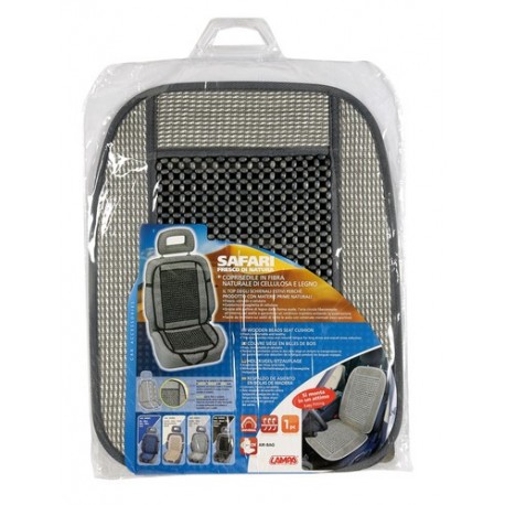 Safari schienale in fibra naturale di cellulosa e legno grigio