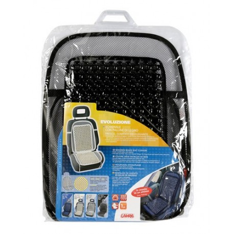 Evoluzione schienale in palline di legno nero