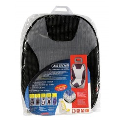 Air Tech lo schienale che respira Titanio/nero