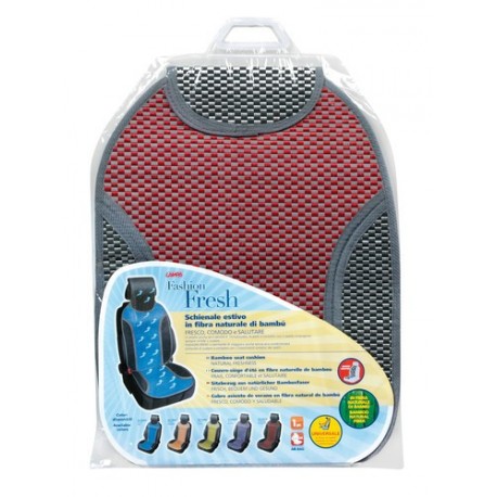 Fashion Fresh schienale estivo in fibra naturale di bambu' bordeaux