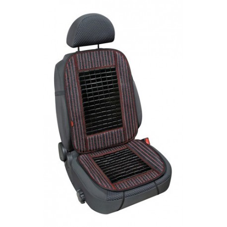 Shiatsu schienale in fibra di cellulosa e bambu' rosso