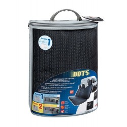 Dots 1 set fodere per furgone senza avvolgicintura nero blu