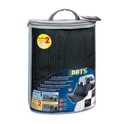 Dots 2 set fodere per furgone con avvolgicintura nero grigio