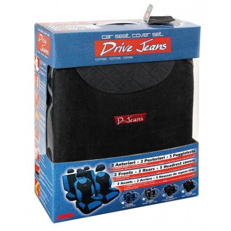 Drive Jeans set coprisedili antracite
