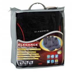 Elegance set fodere coordinate rosso