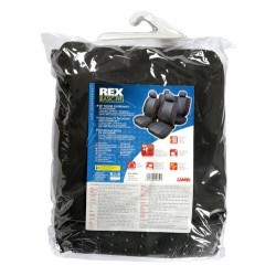 Rex Basic Fit set fodere coordinate in jacquard universali antracite