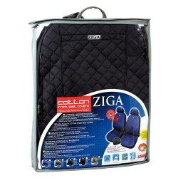 Ziga coppia coprisedili anteriori in cotone universali antracite