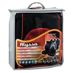 Alissa set fodere coordinate rosso