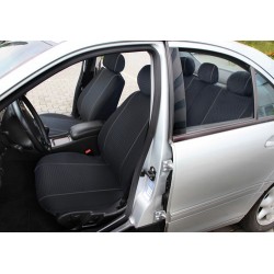 Square set fodere coordinate in jacquard antracite