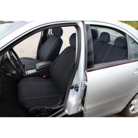 Square set fodere coordinate in jacquard antracite