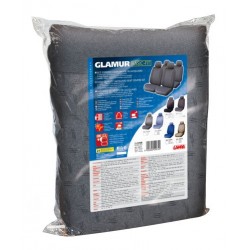 Glamur Basic Fit set fodere coordinate in jacquard antracite