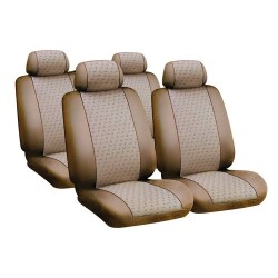 Glamur Basic Fit set fodere coordinate in jacquard beige