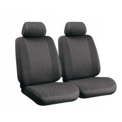 Glamur coppia coprisedili anteriori in jacquard universali antracite