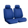 Glamur coppia coprisedili anteriori in jacquard universali blu