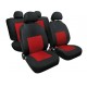 Sport set fodere coordinate in jacquard rosso nero