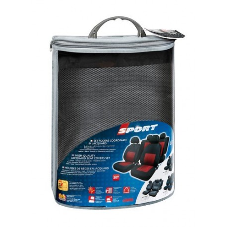 Sport set fodere coordinate in jacquard grigio