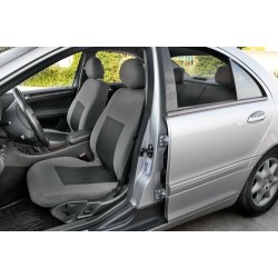 Linear set fodere coordinate in jacquard nero