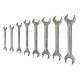 Set 8 chiavi a forchetta DIN 895.